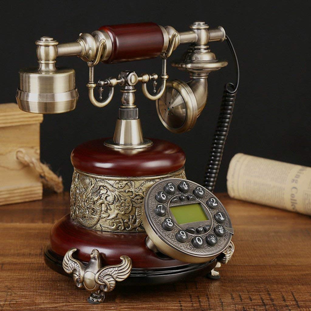 Telefono Antico Europeo Pastorale retrò Telefono Fisso per Famiglie