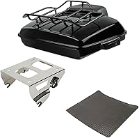 Vista 14 de TCMT - Caja de maletero para motocicletas Black Latch Razor con almohadilla de respaldo para Harley Touring 2014-2025 CVO Road King Road Glide