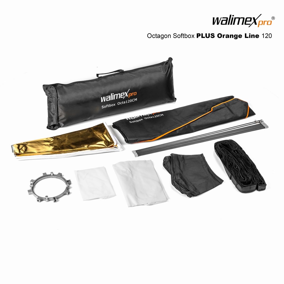 Walimex Pro Softbox Orange Line Octagon 90cm für Walimex pro&K ab € 73
