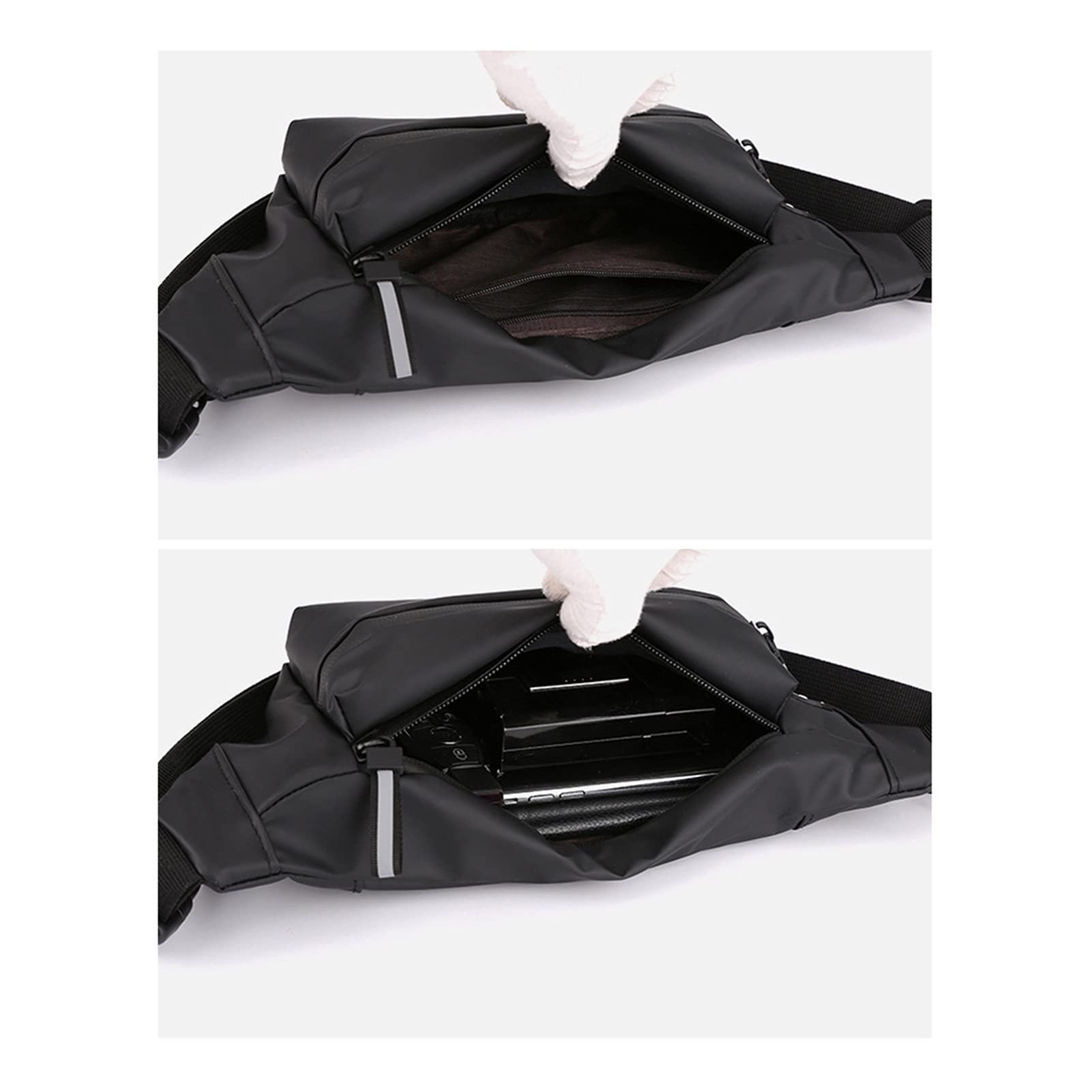 Männer Fanny Pack Outdoor Sport Laufen Fahrrad Tailentasche Pack Fashion Schultergurtsbeutel Reisetasche Telefonbeutel for männlich