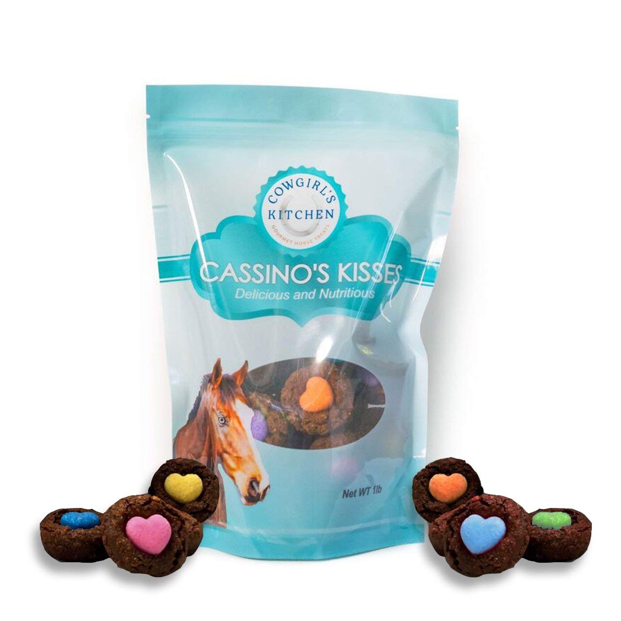 Cowgirl's Kitchen CASSINO'S Kisses All Natural Gourmet Horse Treats (1 LBS)