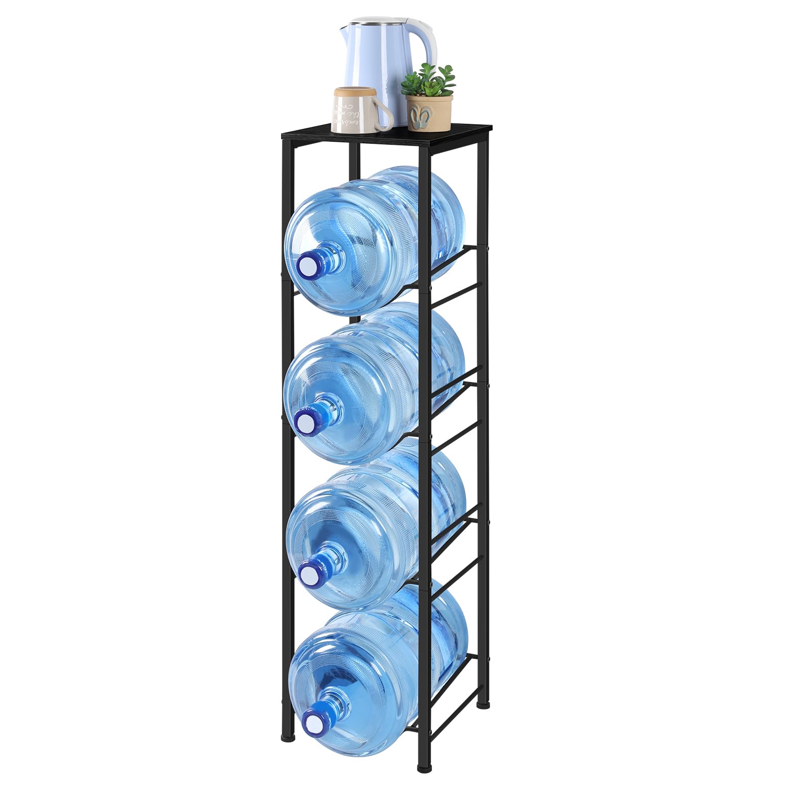 Amazon.com: smusei 5 Gallon Water Jug Holder Heavy Duty 4 Tier Water ...