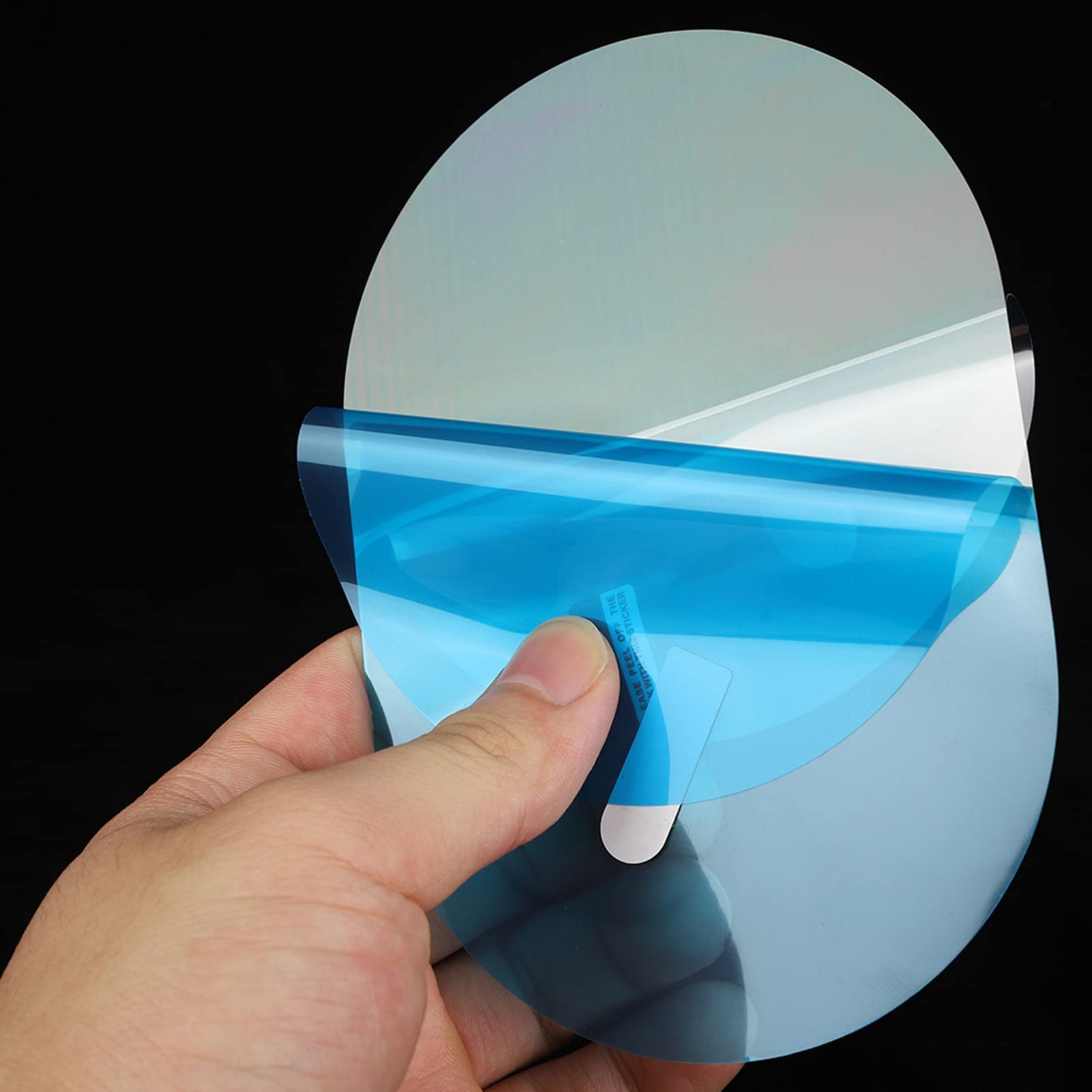 A prueba de lluvia Anti-vaho 100x145mm Espejo retrovisor protector de lluvia, Película de espejo exterior, para camiones Todos los remolques de coche con espejo retrovisor de tamaño estándar