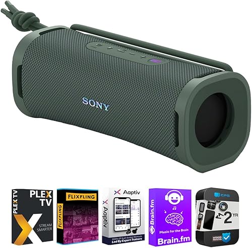 Vista 15 de Sony SRSULT10/W - Altavoz Bluetooth portátil extra BASS 2024, paquete blanco con Tech Smart USA Audio Entertainment Essentials Bundle y paquete