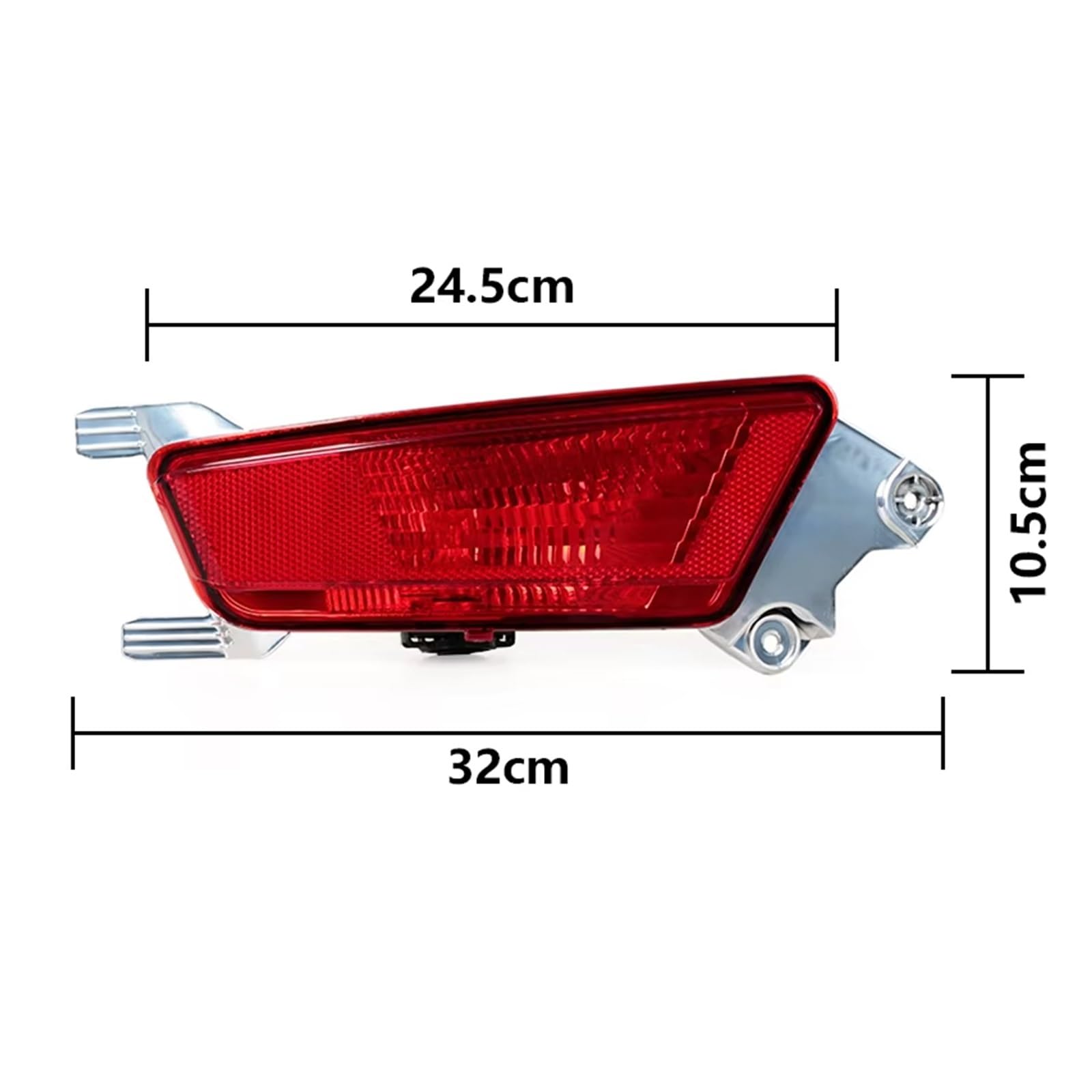Lámpara Reflector Parachoques Trasero Para Range Para Rover Para Evoque 2011-2018 Lámpara Antiniebla Reflectora De Luz De Parachoques Trasero De Automóvil Con Bombilla(Right)