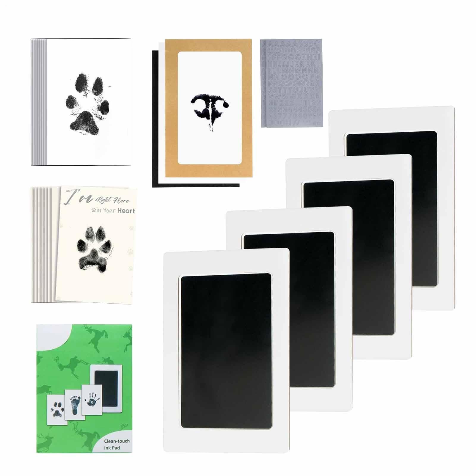 Kit Huellas Perro sin tinta para recuerdo conmemorativo y manualidades