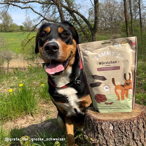 Sammy's Hundesnacks Wasserbüffel Würstchen 6 x 240 g, Hunde Leckerlis