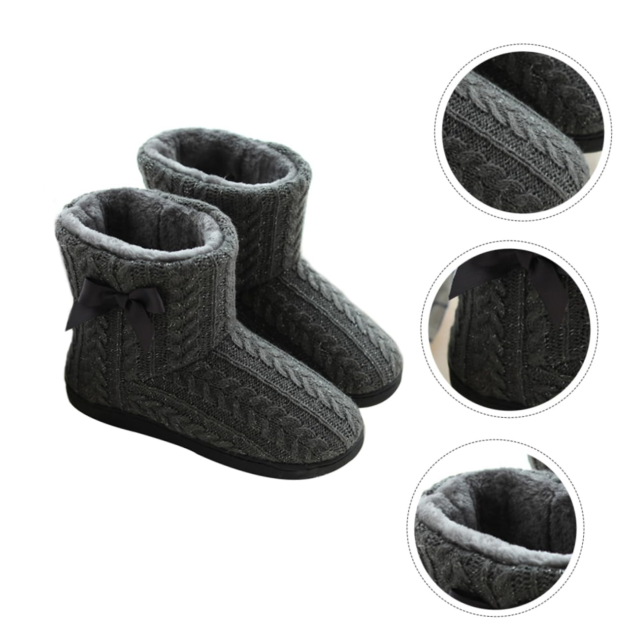SOIMISS bottes de neige pour femmes diapositives de pantoufles pour les femmes pantoufles chaudes hiver snow boots femme porter des bottes à la maison chaussures pour la maison