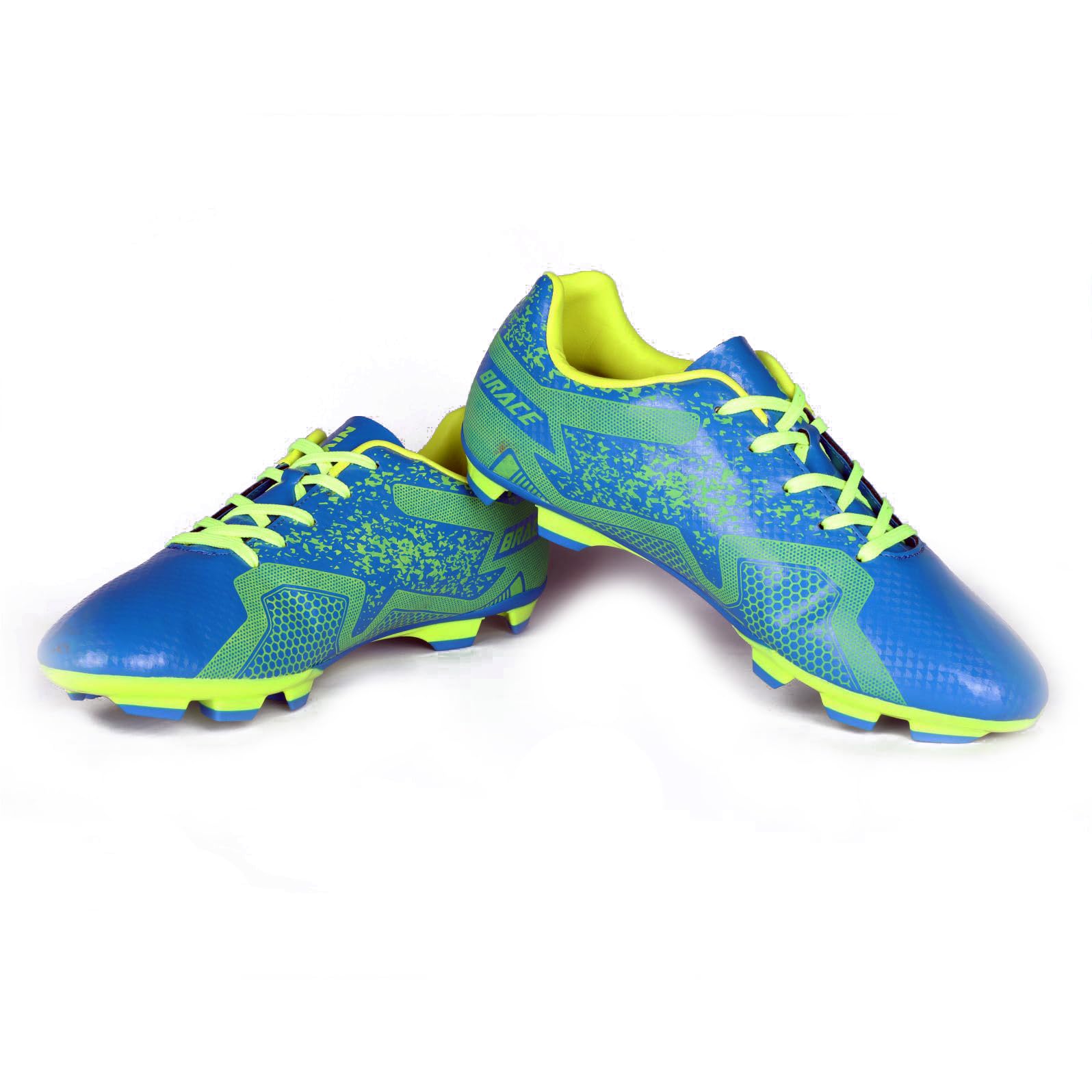 Nivia Brace Football Stud Shoe FOE Men/Sports and Soccer Shoe/Comfortable and LIGHTWEIGHT/UK-10 (Blue/Green) (B0CCYGYVFV) Amazon Price History, Amazon Price Tracker