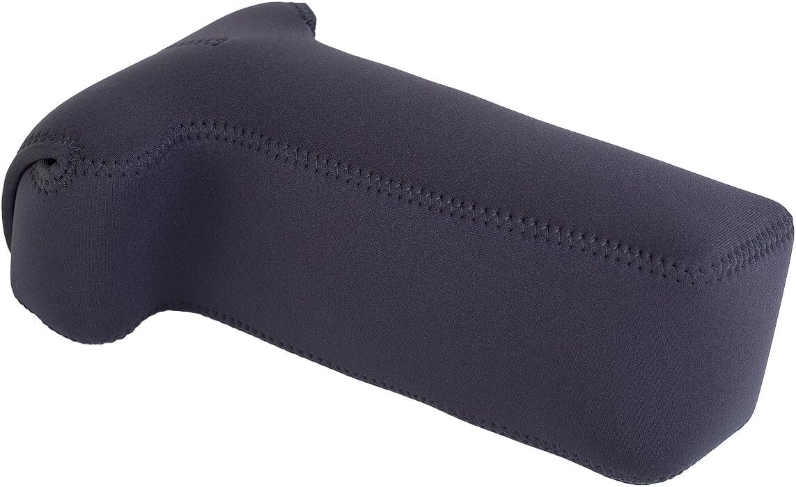 OP/TECH USA Soft Pouch – Compact digital camera case, lightweight accessories pouch, sleek neoprene sleeve for DSLR, perfect for backpacks & travel – durable protection in style D-SLR Tele| Black