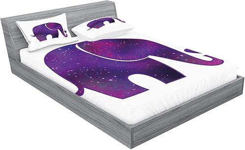 Miniatura 393 de Ambesonne - Juego de sábanas bajeras y fundas de almohada, diseño clásico botánico, plantas de jardín vintage, juego de 3 piezas con estampado