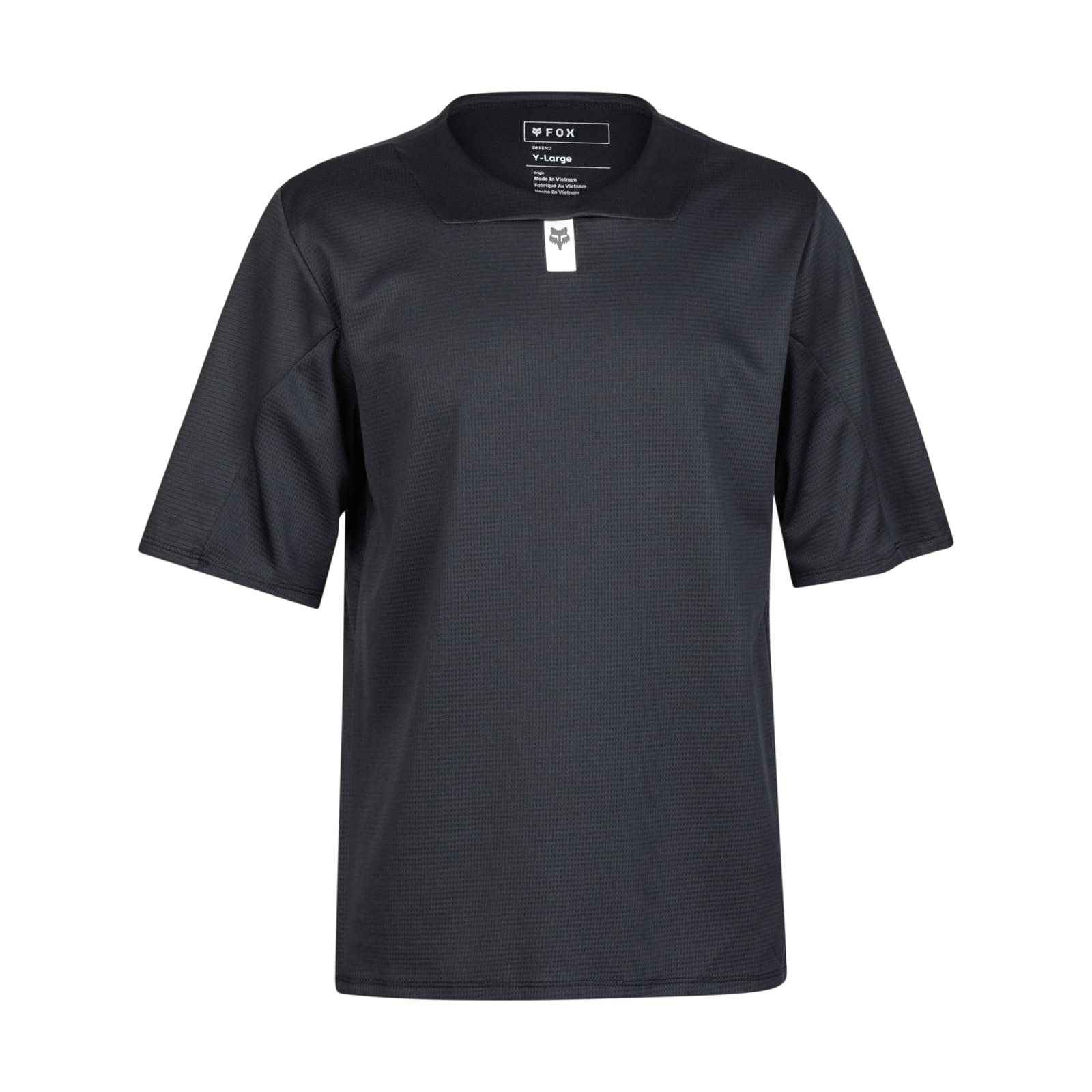 Cycling Jersey Fox Junior Defend Black YS