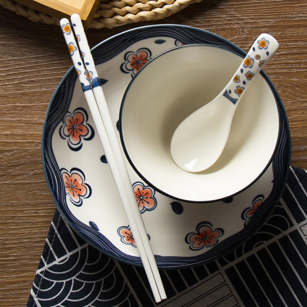 Ensembles-cadeaux de baguettes en porcelaine, baguettes réutilisables A