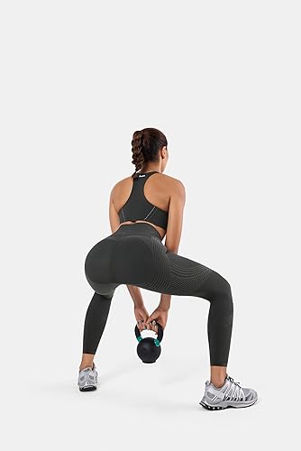 Miniatura 4 de Fanka Leggings Body Sculpt para mujer, longitud completa, compresión para zonas específicas, uso reversible