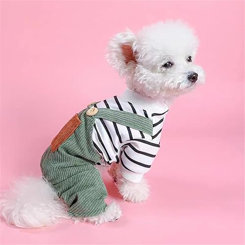 Miniatura 4 de Ropa de verano para perro, camisa y overoles para perros pequeños, ropa de verano para mascotas, overoles con peto, pantalones, overol para perros,
