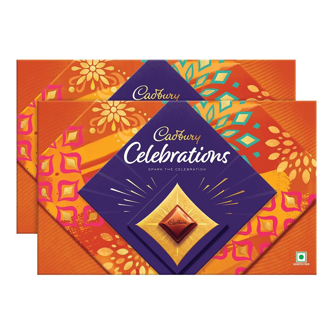 Cadbury Celebrations Assorted Chocolate Gift Pack, 154.2 Grams (Pack of 2)