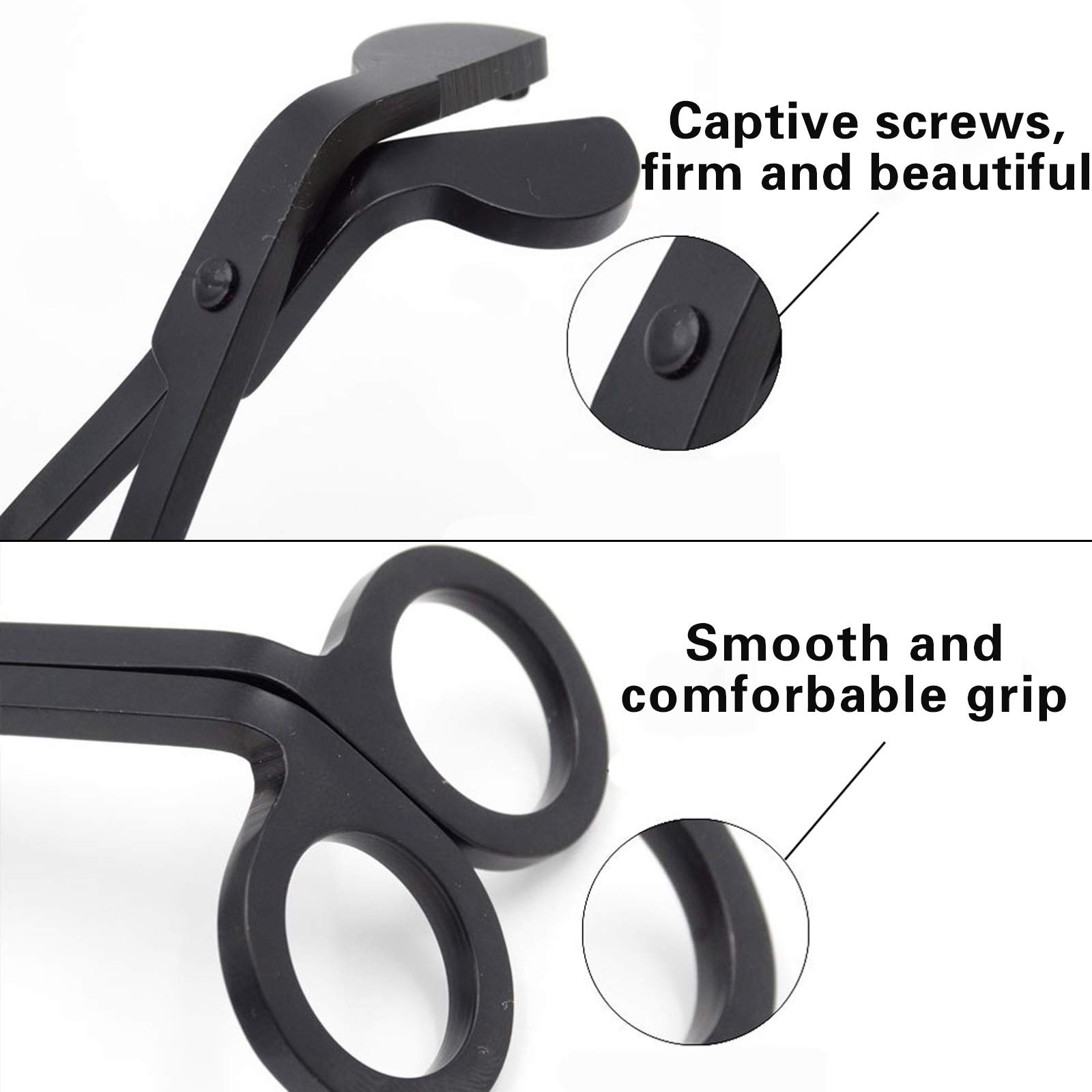 Taglia Stoppini Per Candele In Acciaio Inox - Accessorio Per Candele Profumate, Design Con Vassoio - Foto 9