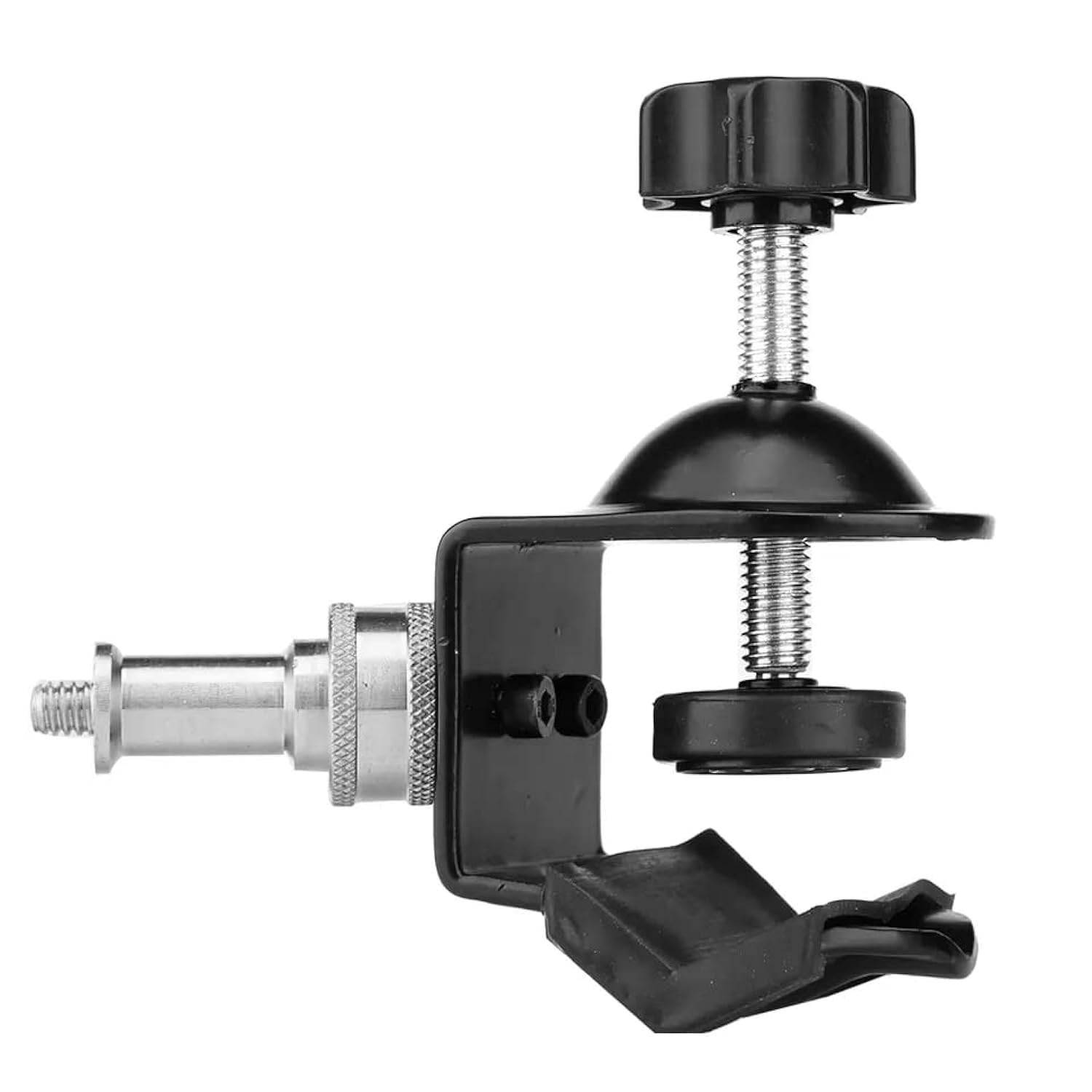 DO1 Light Stand Heavy Duty C Clamp U Clamp Bracket with Spigot Stand 1/4" Screw for Studio Lighting Photography, LED Video Light, Flash, Monitor & Studio Boom Arm Support