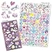 Paper Projects 01.70.22.010 Unicornios Mega Sticker Pack, rosa, 29,7 cm x 21 cm