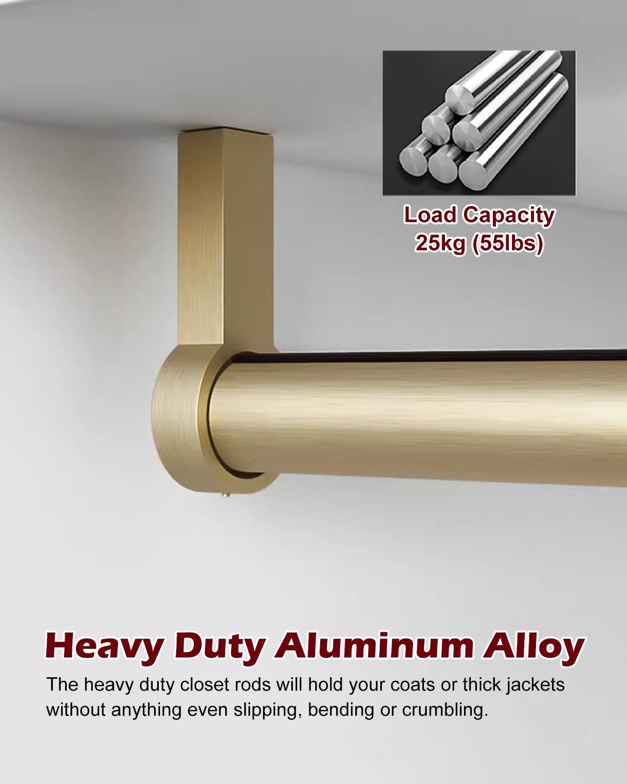 Aste Tonde da Soffitto per Appendere i Vestiti