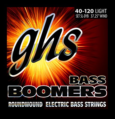 Cordes de guitare basse GHS 5L-DYB nickelées au calibre léger et précis