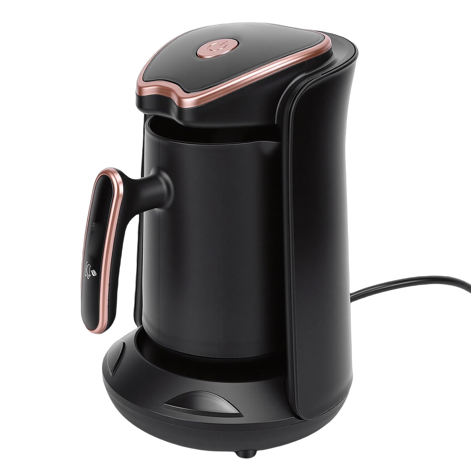 AUNMAS Macchinetta Caffè Turca Elettrica, 400W Caffettiera Portatile