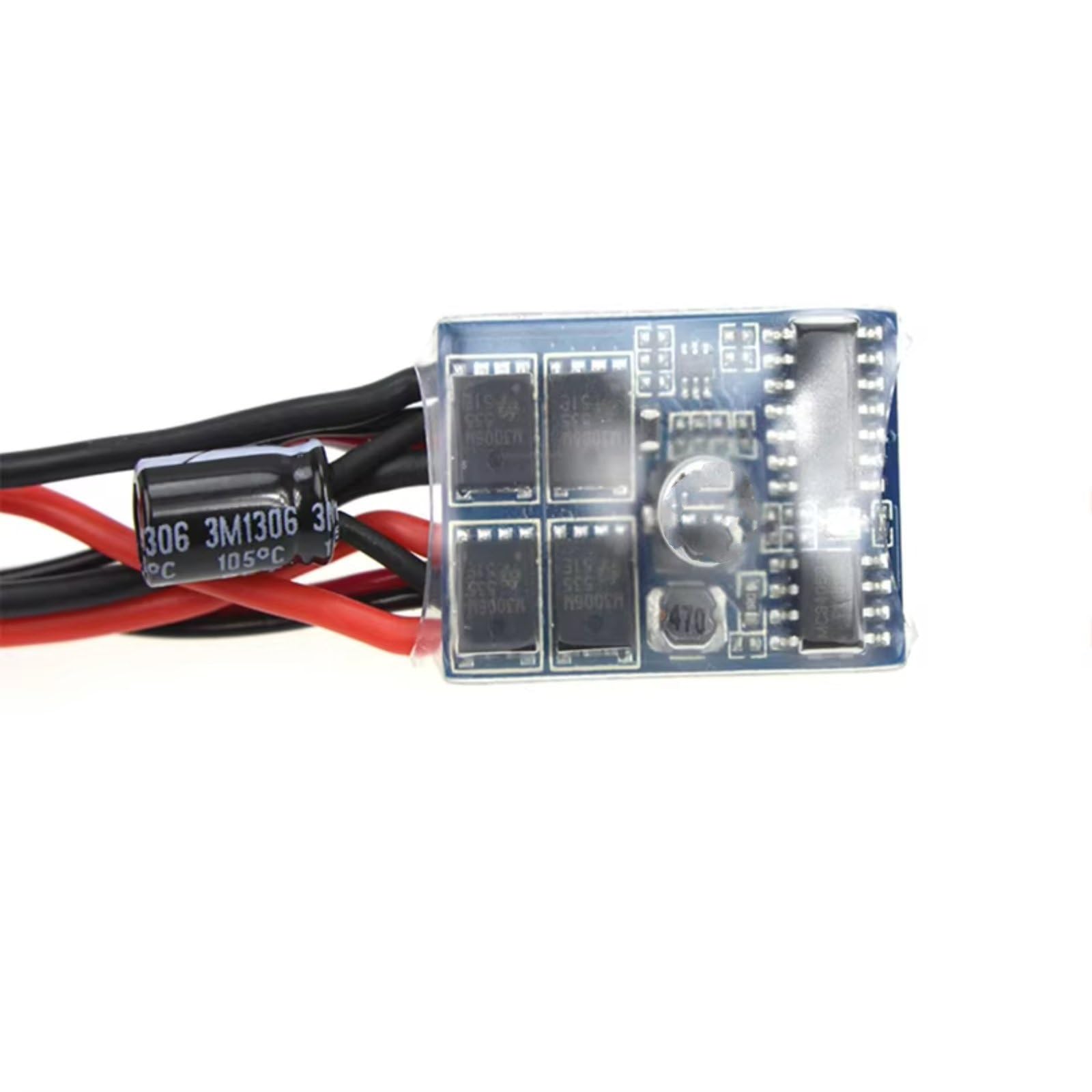 Per 1/16 1/18 1/24 10A Spazzolato ESC Avanti Retromarcia Due Vie Regolatore Velocità Del Motore Senza Freno RC Modello Auto Accessorio Ricambio ESC RC