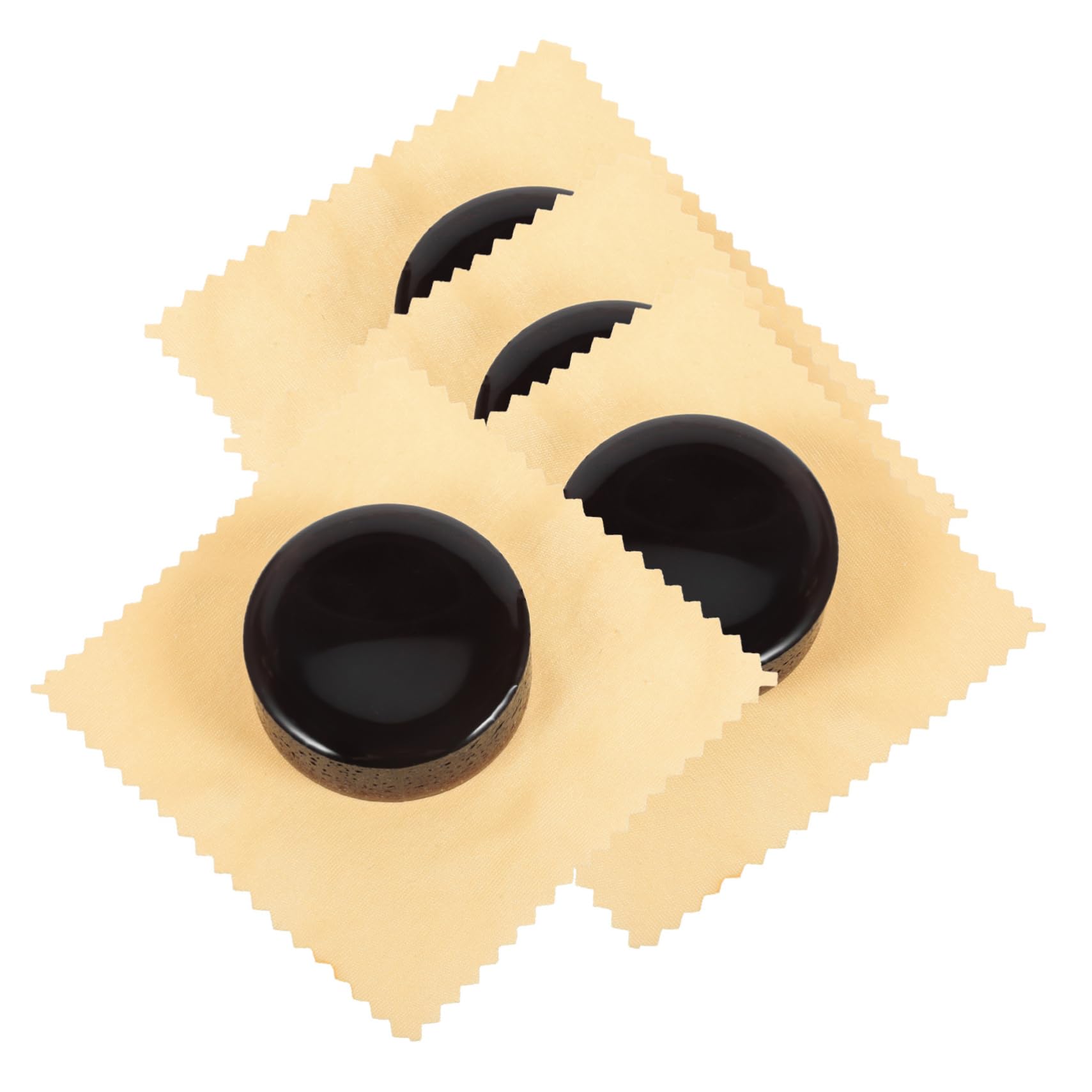 Generic Violin Bulk Pack 4pcs Natural for Violin Viola Low-dust String Maintenance