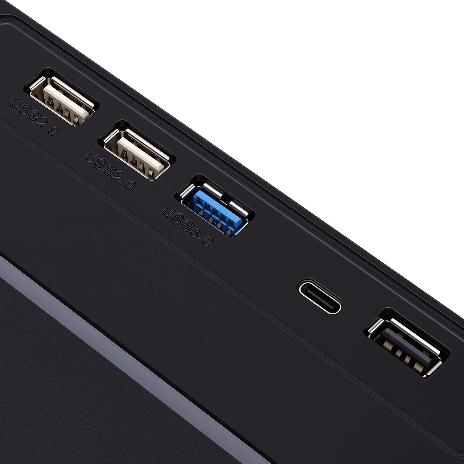 Supporto Ergonomico Pieghevole Regolabile per Display del Computer con Supporto per Telefono, Organizer per Laptop, TV, Altoparlante, Stampante, Ufficio, Uso Domestico, Materiale ABS