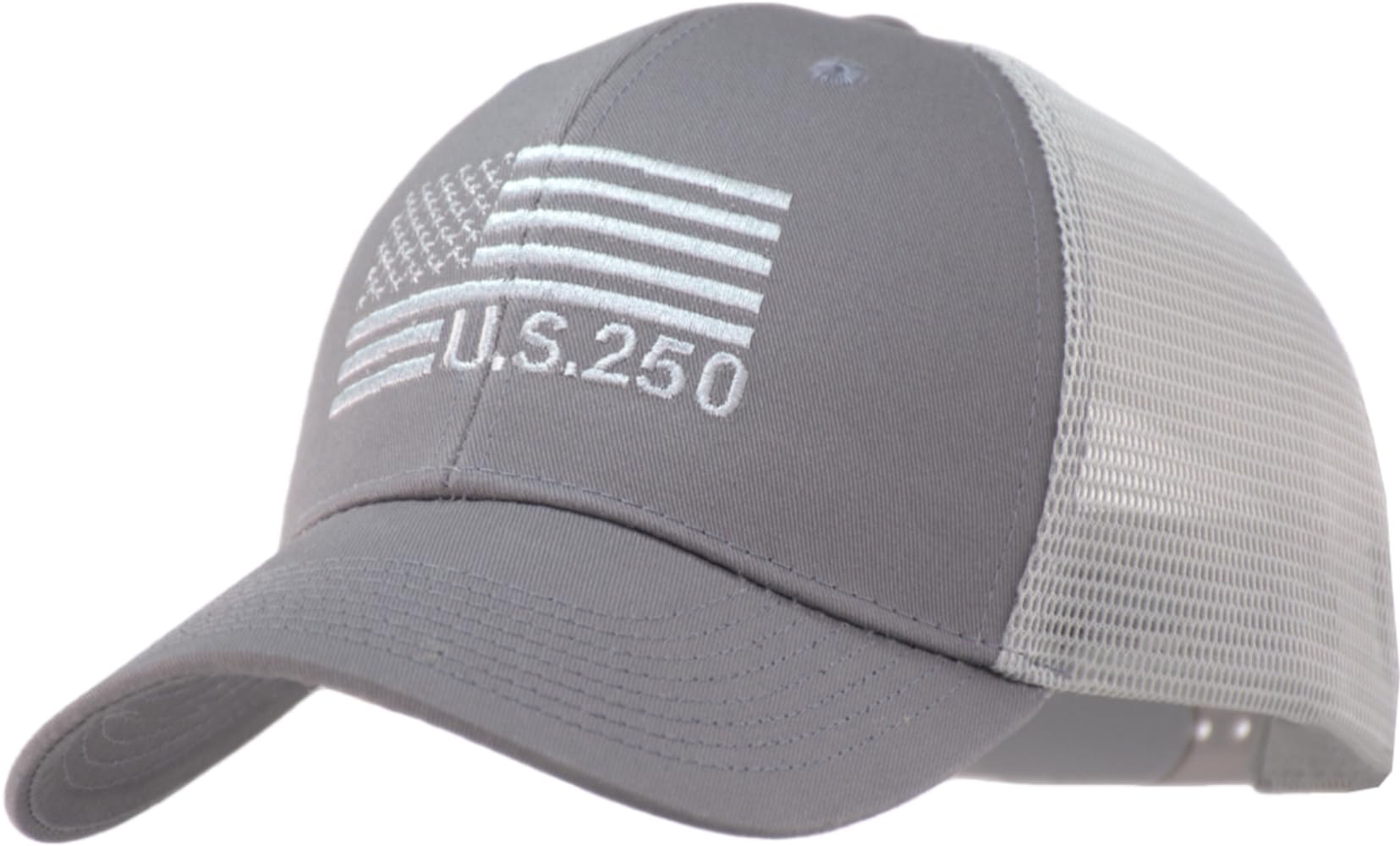 American Flag Trucker Cap, Regular &amp; XL-3XL, Big Head Snapback Patriotic Baseball Hat (Up to Size 8)