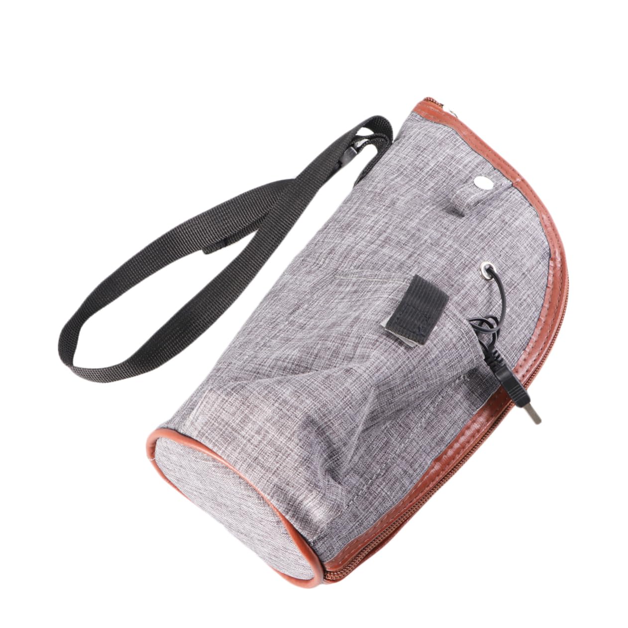 Abaodam Baby Bottle Warmer on The Go Bottle Heater Car Travel Warmer Universal Mini Linear Temp Controller Safe Overheat Protection Grey