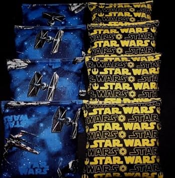 Set of 8 Regulation Cornhole Bags Storm Trooper Star Wars Game Toss Bags