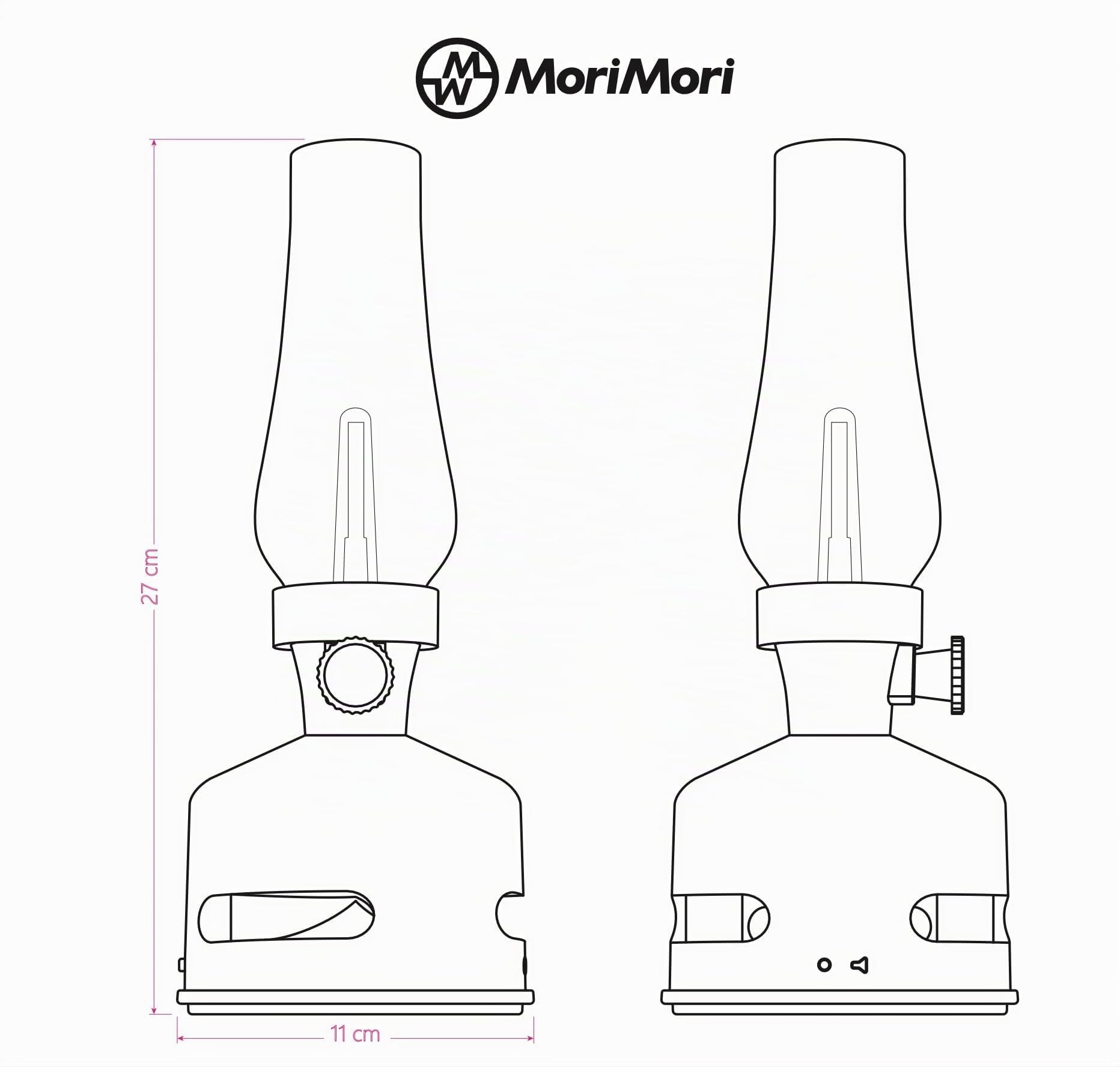 MoriMori Design-Leuchte mit Lautsprecher (perl-weiss)