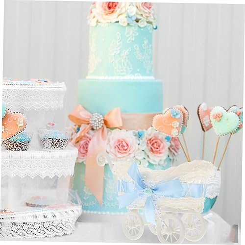 Miniatura 7 de ULDIGI 2 cestas tejidas para fiestas, aperitivos, carrito de servicio, centro de mesa, cesta de almacenamiento tejida, decoración para salas de