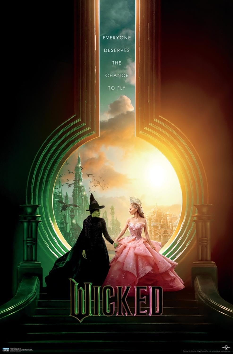 Trends International Wicked - Key Art Wall Poster, 19L x 13W, Premium Unframed Version