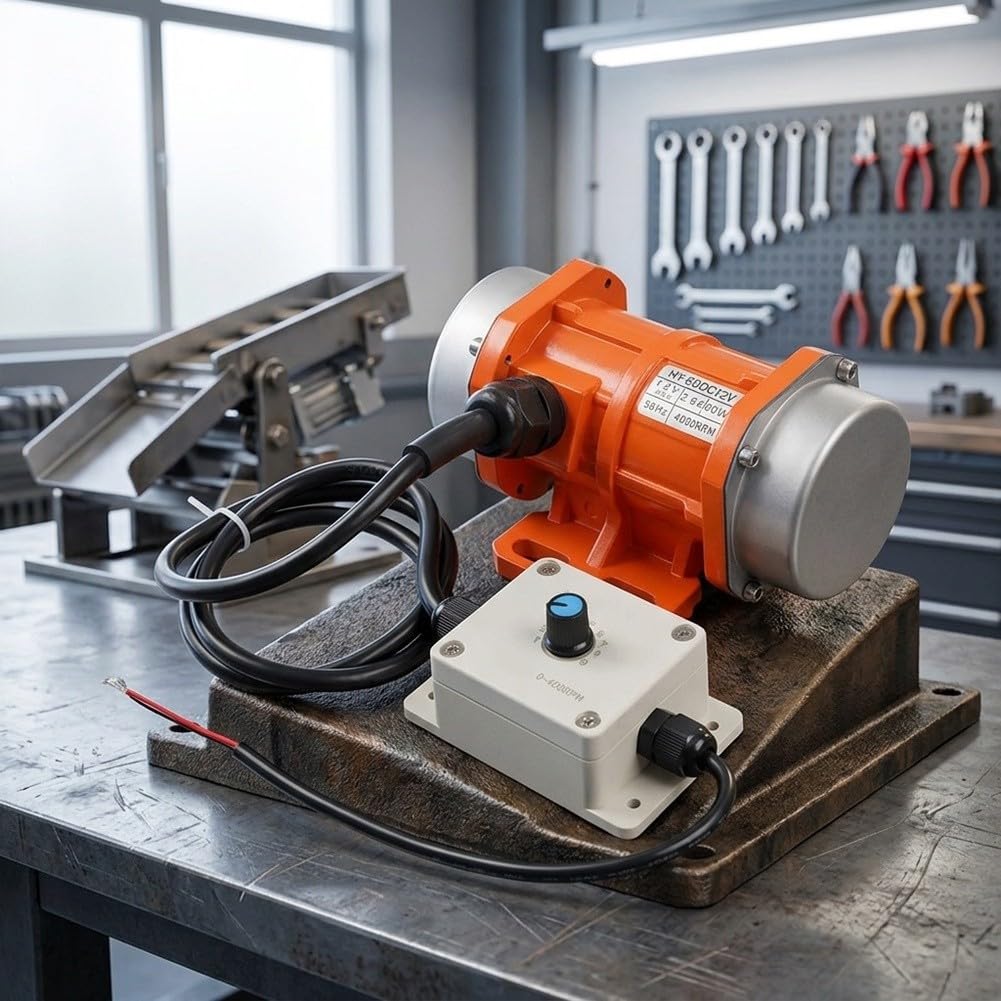 NbgrvB 12V 60W Elektromotor für Vibrationen, 4000 U/min, Gleichstrom-Vib