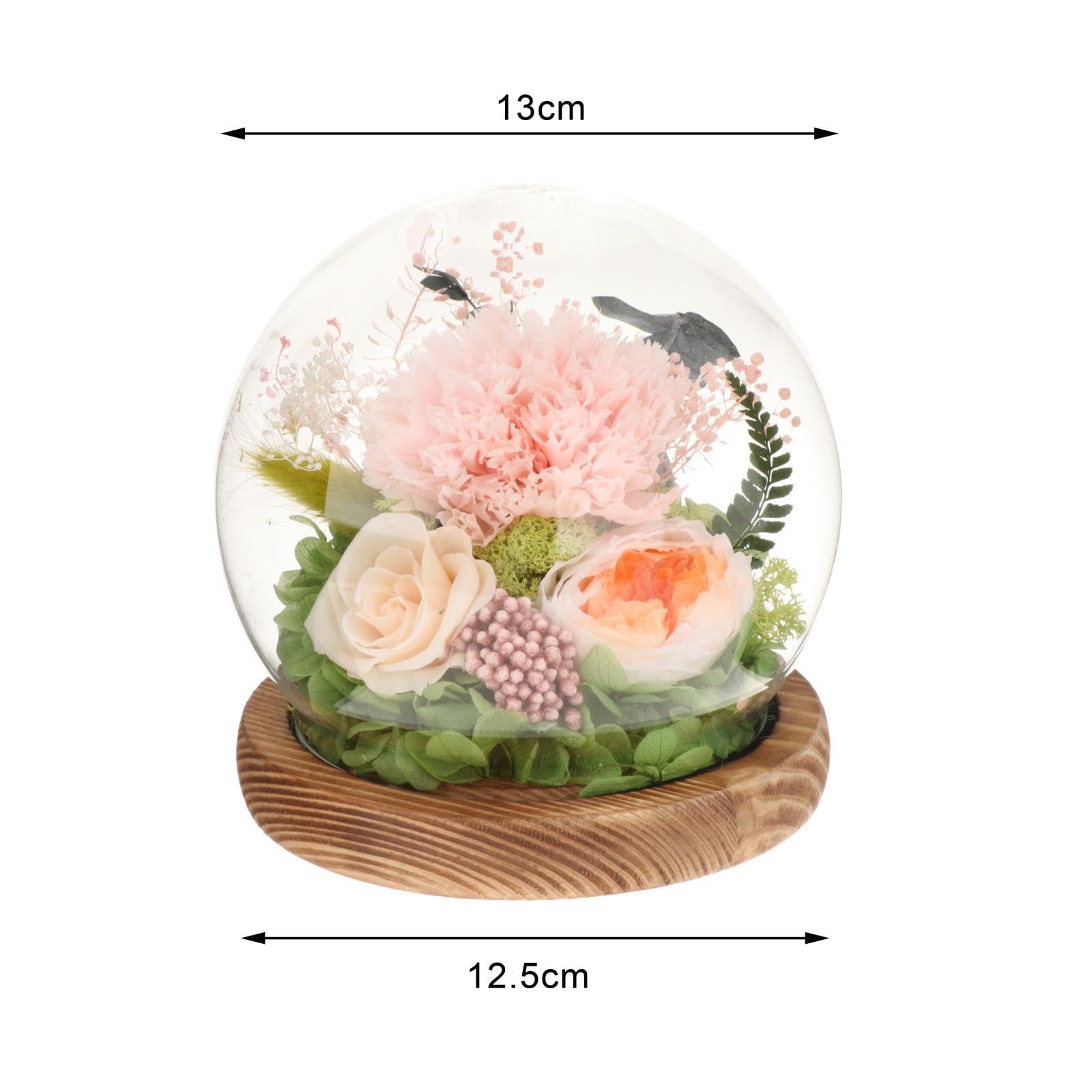 Bouquet di Fiori Eterni per Festeggiare, ROSA