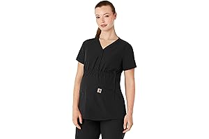 Women's Henley Maternity Scrub Top: Unparalleled Comfort and Functionality