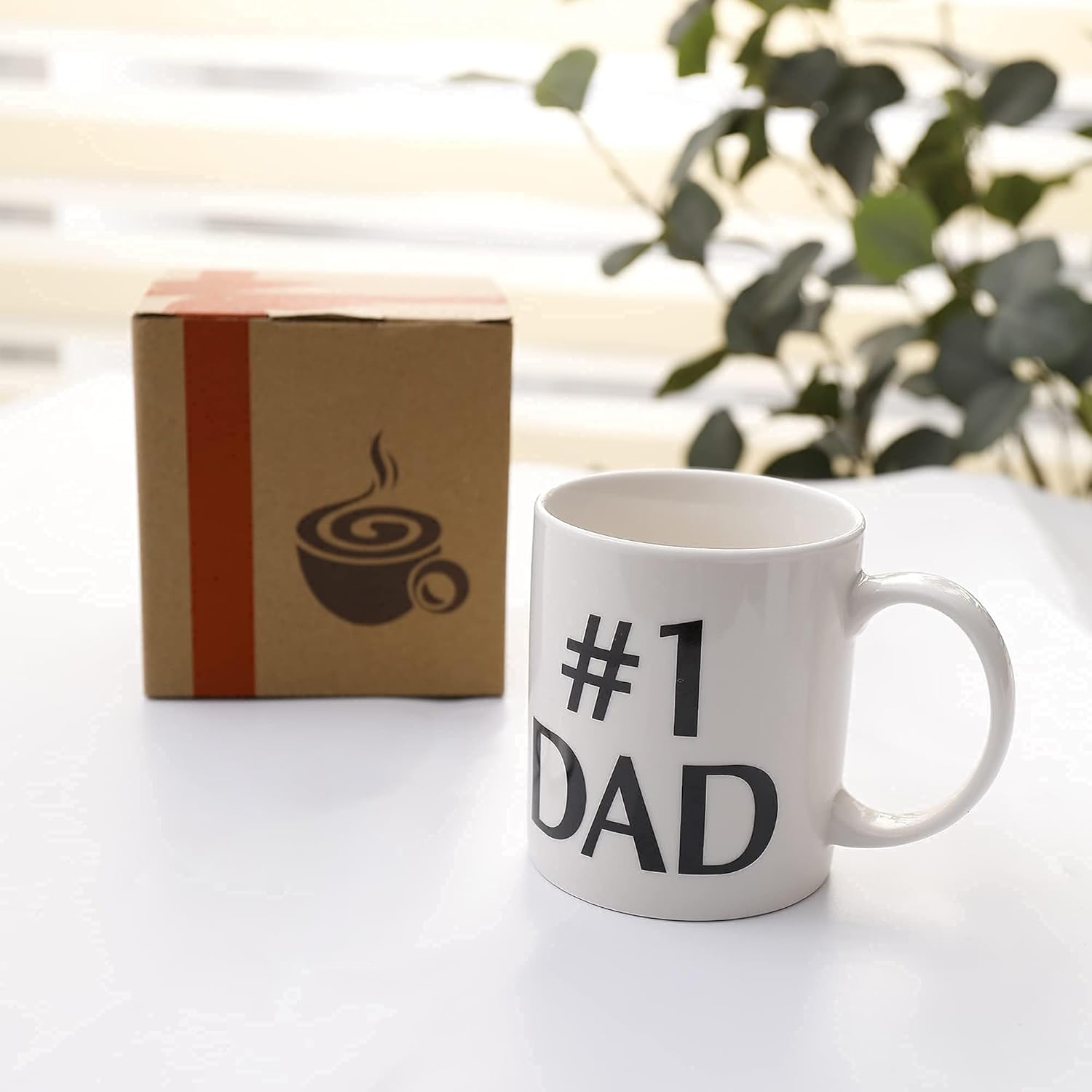 Zenply Best Dada Mug, Dad Coffee Mug, 11 oz, Funny Coffee Mugs Novelty, Dad Christmas Gifts for Father Birthday Presents for Dada Husband Grandpa From Daughter Son Wife, Printed on Both Sides - Image 6