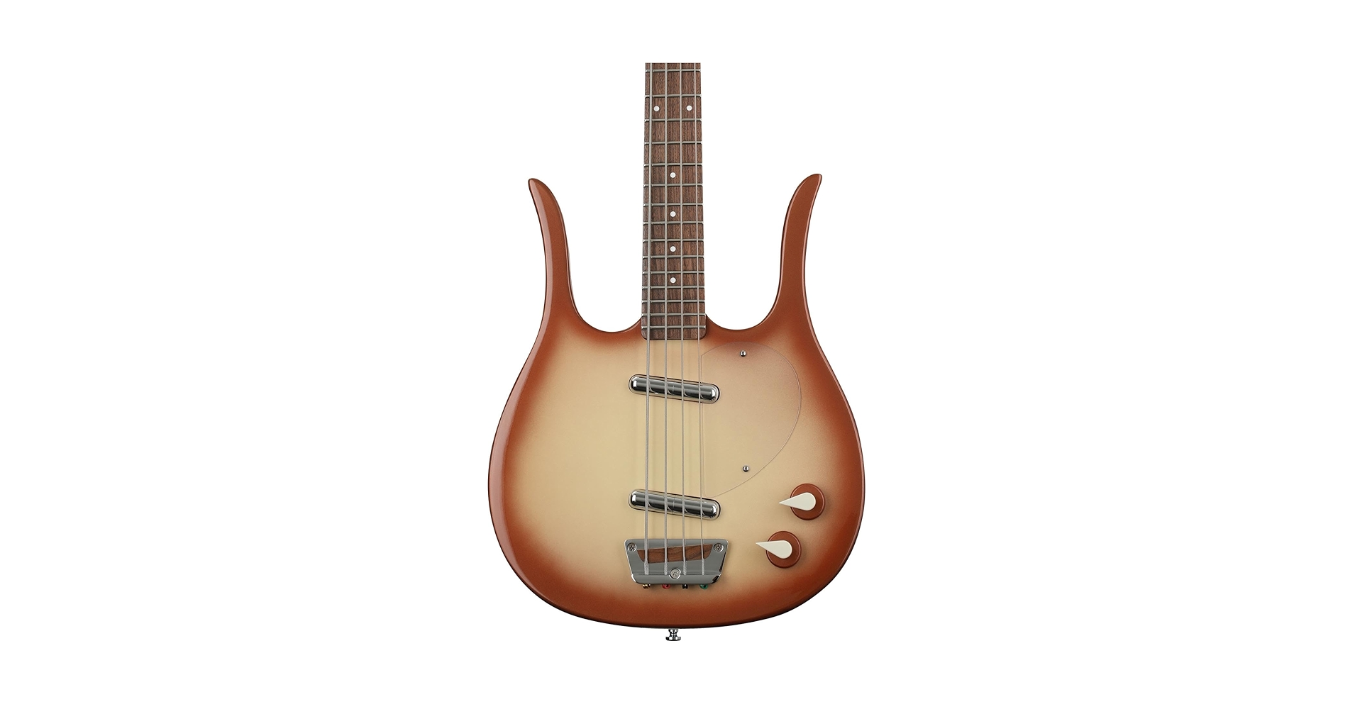 Amazon.com: Danelectro Longhorn Bass Guitar - Copper Burst