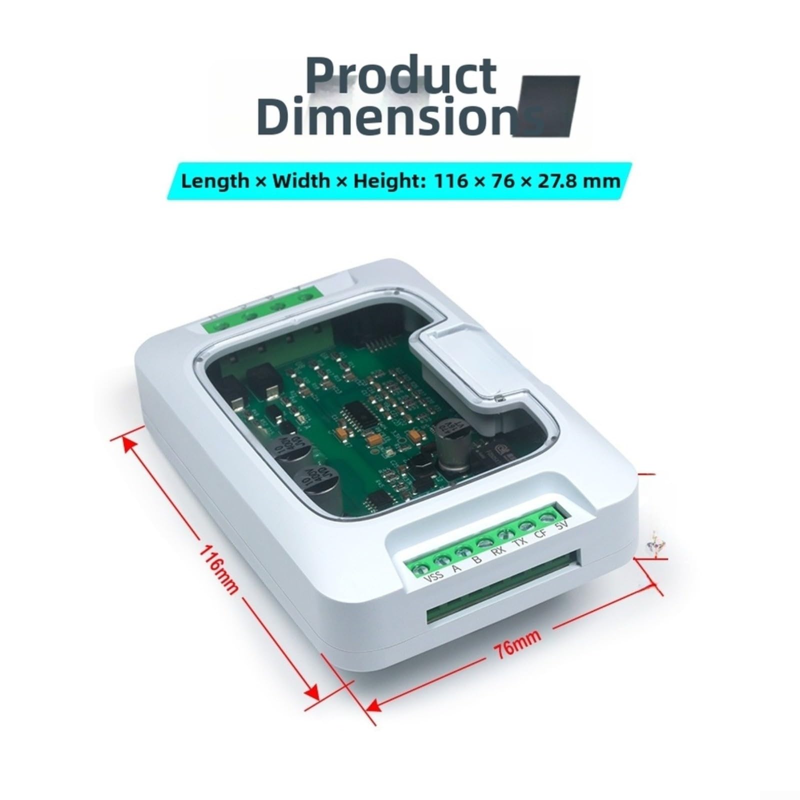 Misuratore di potenza con modbus RTU sopra RS485, tensione