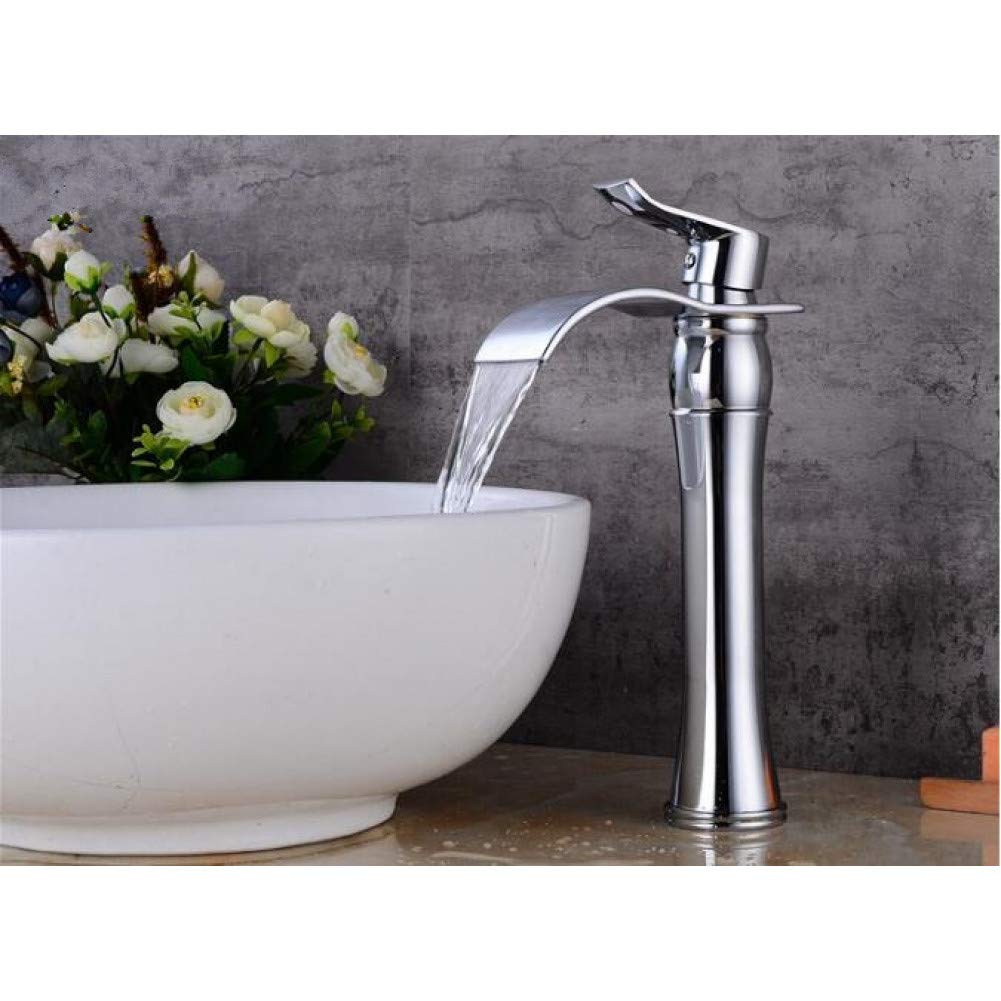 WIQUYBML Kitchen Taps Basin Faucet Brass Material Black Bathroom 5 Colors Torneiras para Pia de Banheiro Wash Gold Waterfall