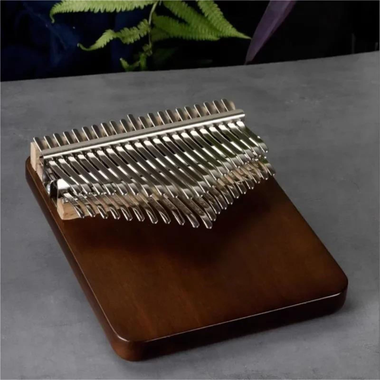 Daumenklavier Aus Walnussholz, 42 Melodien, Tragbares Kalimba-Miniatur-Tastaturinstrument Für Anfänger Für Üben Fingerklaviere
