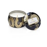 Moso Bamboo&comma; Mini Tin Candle&comma; 4 Ounce&comma; 25 Hour Burn Time&comma; & Coconut Wax for Clean Burning&comma; Handcrafted in the USA