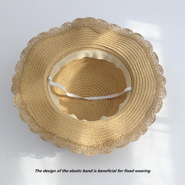 Off White Sunflower Cute Straw Hats Girls Kids Sun Hats Summer Beach Hats Small Straw Woven Purse Hat Bag Sets2