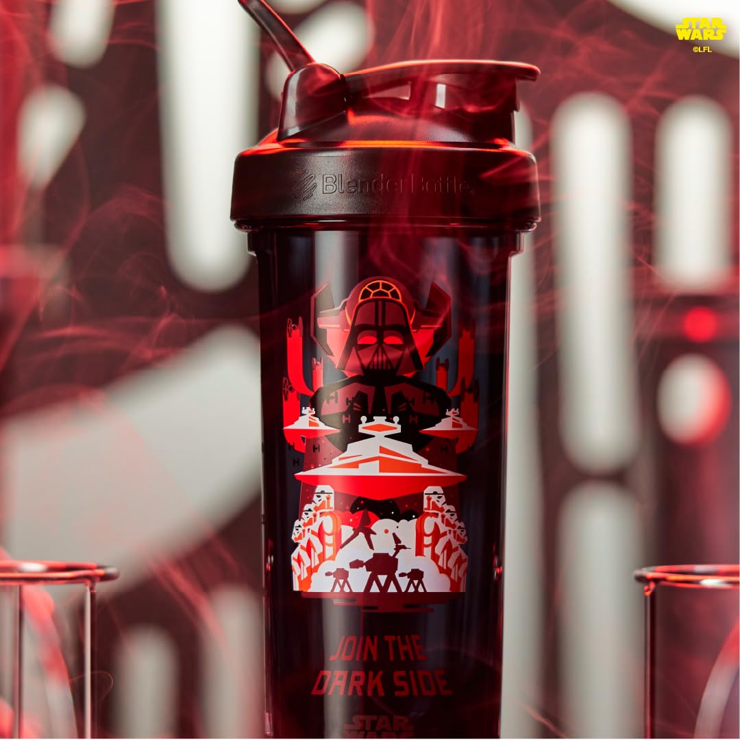 BlenderBottle Star Wars Shaker Bottle Pro Series Perfect for Protein Shakes and Pre Workout, Join the Dark Side, 794.8 g