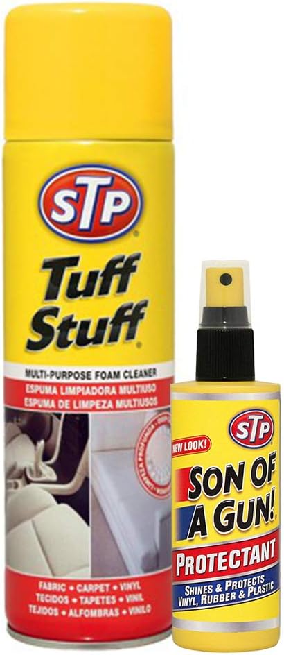 STPTUFF STUFF Multi- Purpose Foam Cleaner-No Brush Cap + Son Of A Gun PROTECTANT 4 oz- Bundle (Pack Of 2), 5029343434100