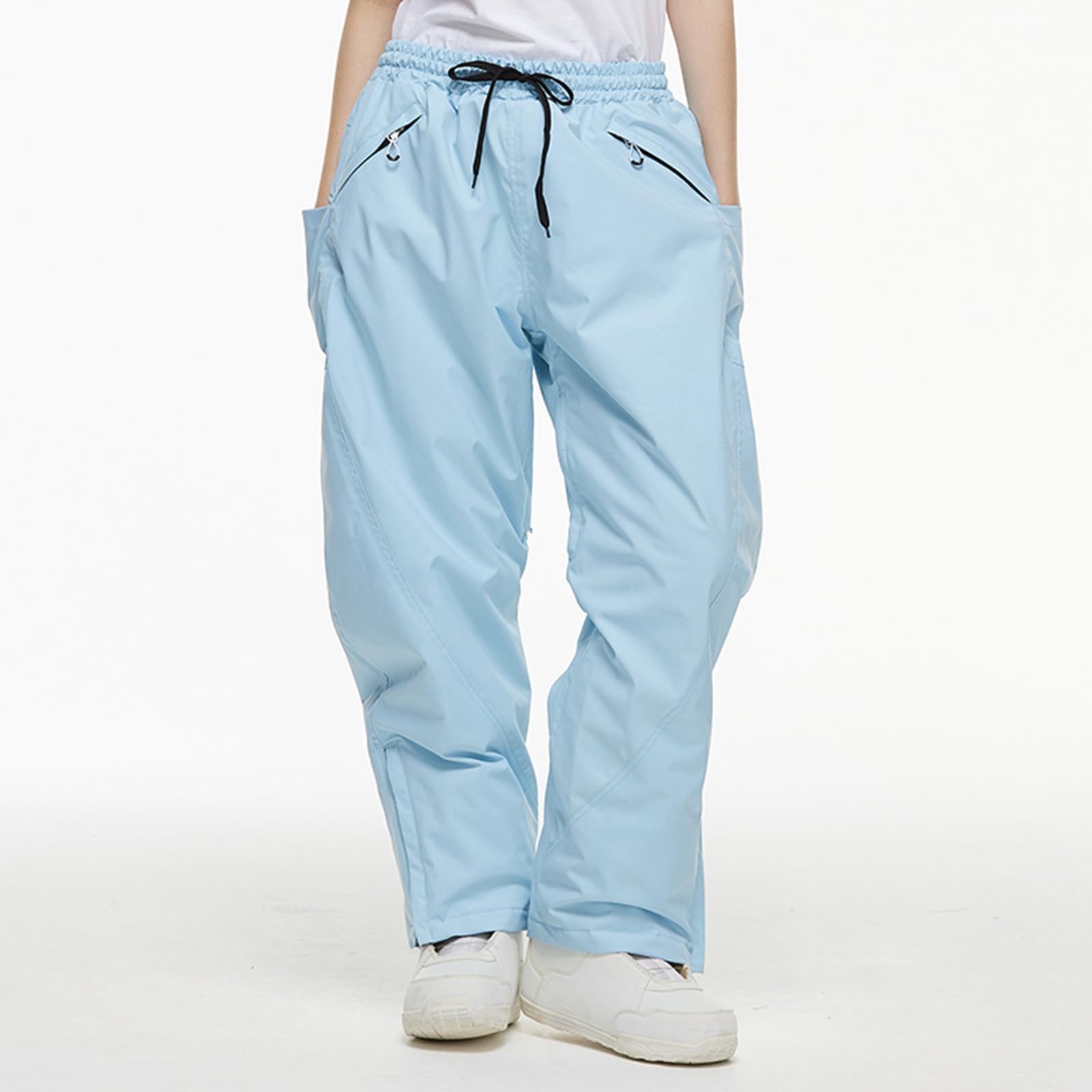 Pantalone Neve Uomo Softshell Pantaloni Sci Caldo Baggy Snowboard Pants Tecnici Invernali Salopette Montagna