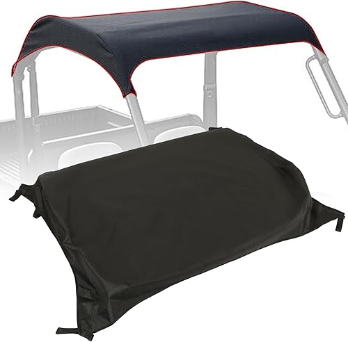 KUAFU Techo blando compatible con John Deere HPX y XUV Gator con sistema OPS (Rollbar) Reemplazo para panel superior de techo blando LP93127