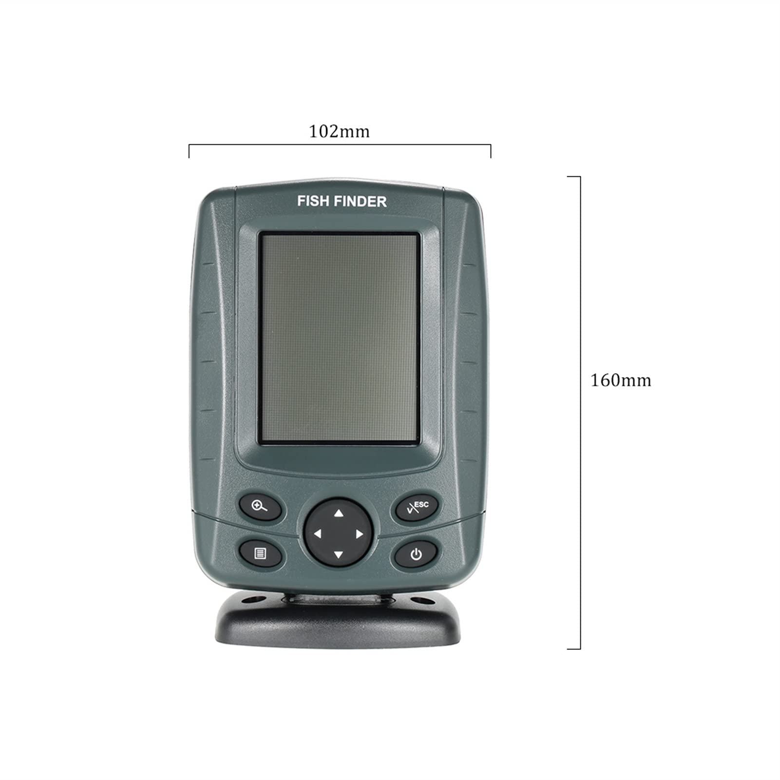 FISH FINDER SONAR DÉTECTEUR DE PROPAGE PROPRIÉTATEUR ECHO FISHFINDER ALARMER PORTABLE 3.5 "LCD 14 Version de la langue